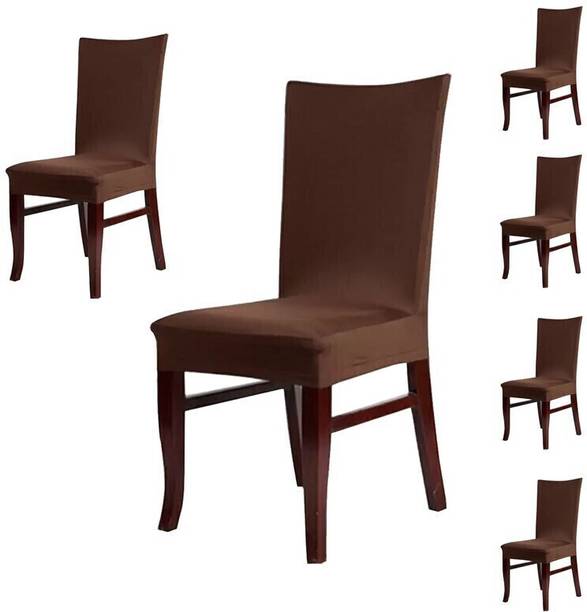 FurShine Polyester Plain 1 Seater Chair Cover