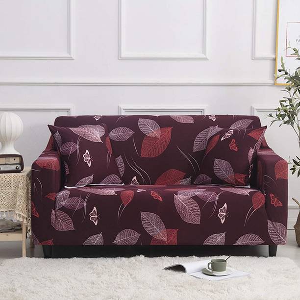 lukzer Polyester Floral 3 Seater Sofa Cover