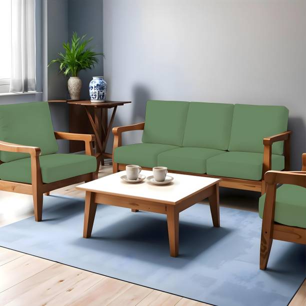 लाज़ी पॉलीकॉटन प्लेन 3+1+1 सीटर सोफा कवर