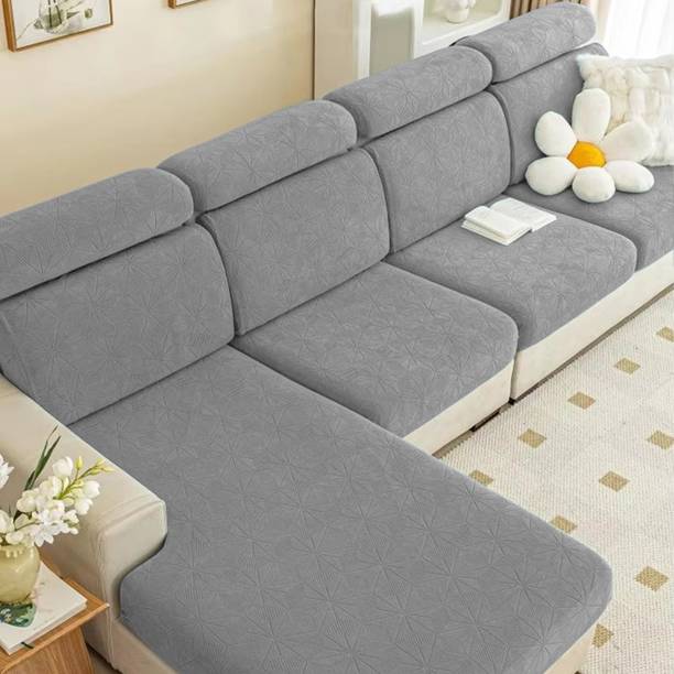 lukzer Jacquard Abstract 1 Seater Sofa Cover