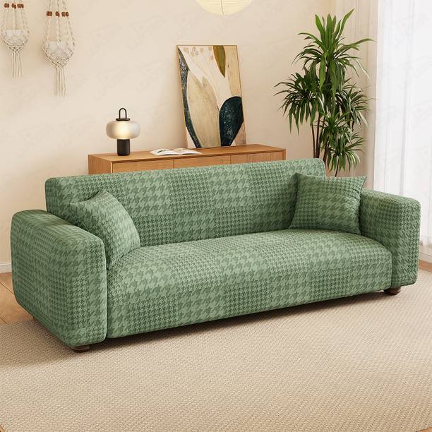 lukzer Jacquard Abstract 3+1+1 Seater Sofa Cover