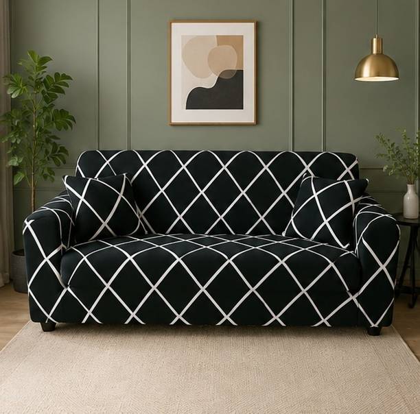 Lavish store Polycotton 3 Seater Sofa Abstract Cover