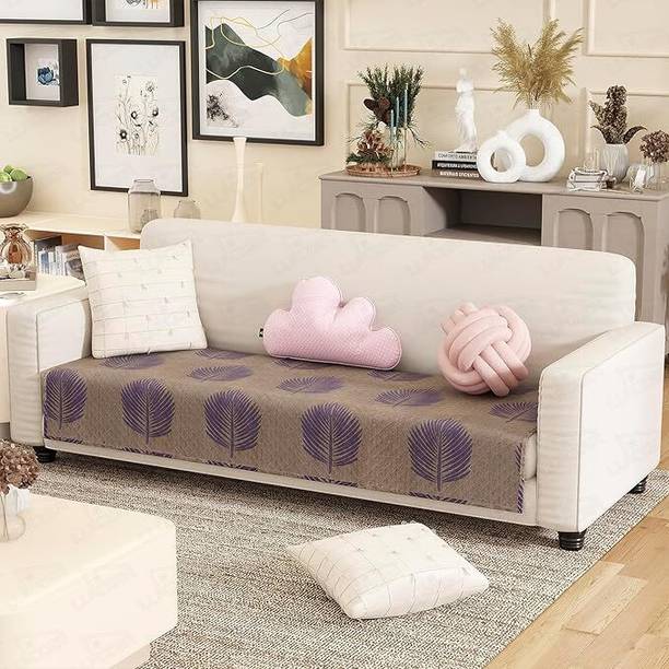 lukzer Polyester Floral 2 Seater Sofa Cover