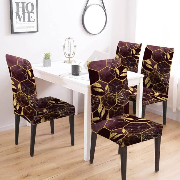 Udeek Polyester Floral 1 Seater Chair Cover
