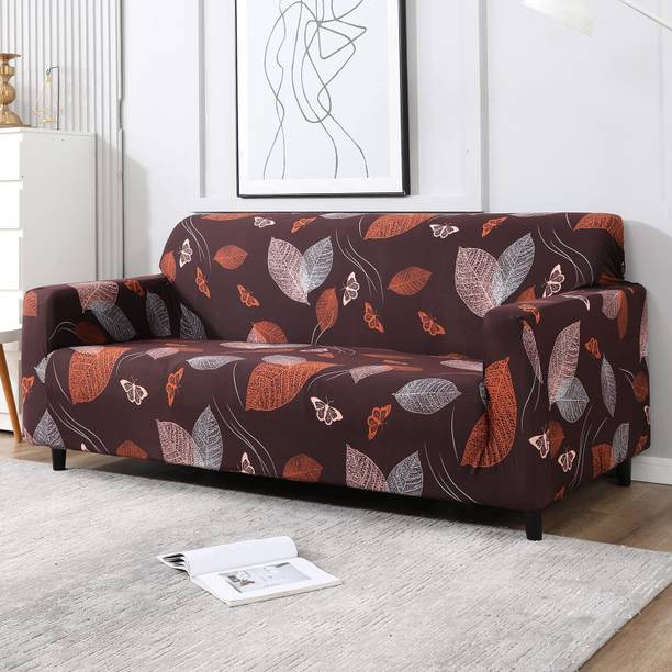 Udeek Polyester Floral 3 Seater Sofa Cover