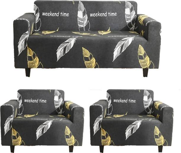 FurShine Polyester Abstract 3+1+1 Seater Sofa Cover