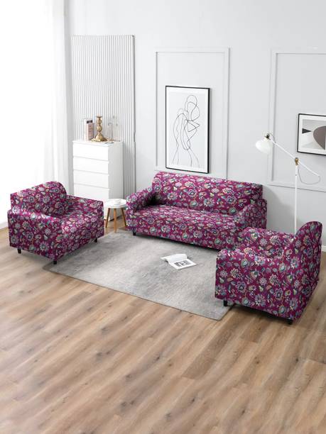 Multitex Polyester 3 Seater Sofa Floral Cover
