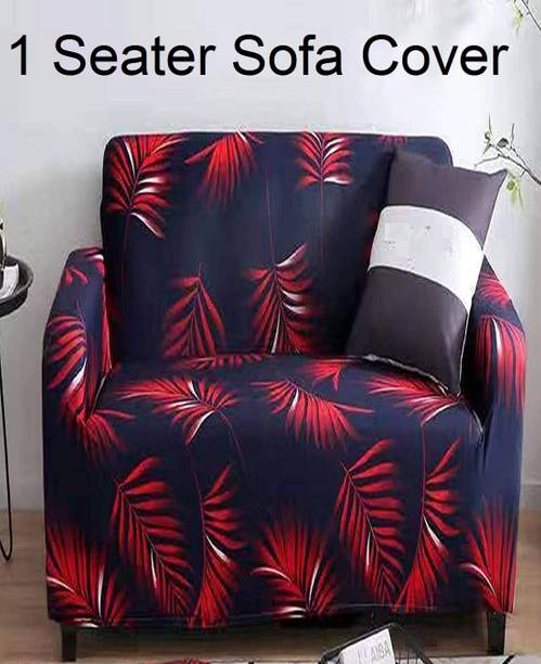 lukzer Polyester Floral 1 Seater Sofa Cover