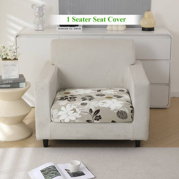 HOKiPO Polyester Floral 1 Seater Sofa Cover