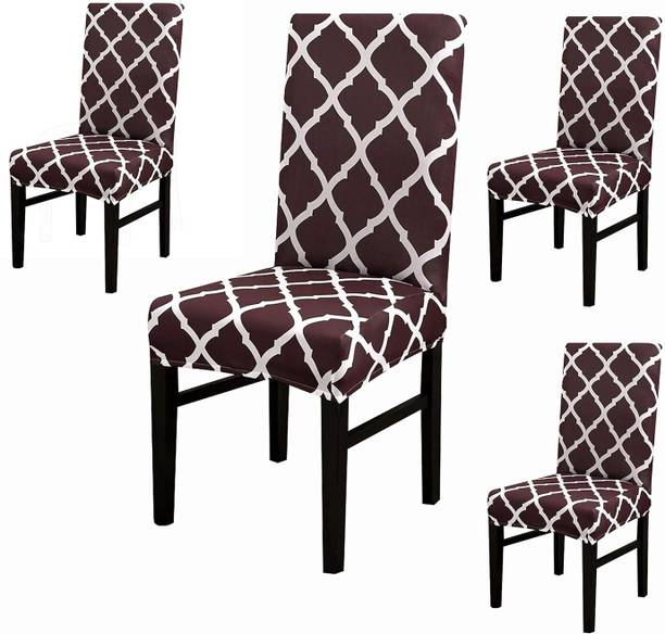 Rabhnoor Polycotton Geometric 1 Seater Chair Cover