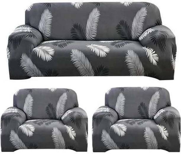 Lakhdata Cotton 3+1+1 Seater Sofa Floral Cover