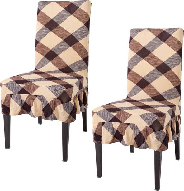 HOKiPO Polyester 2 Seater Chair Checkered Cover