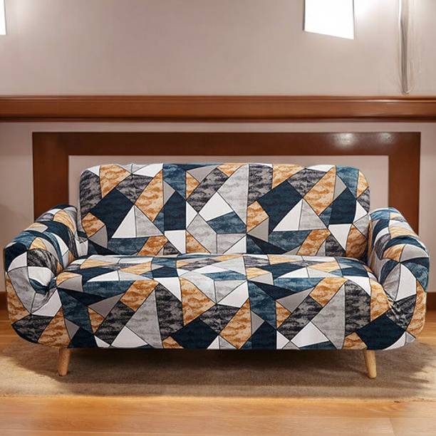 Udeek Polyester Floral 3 Seater Sofa Cover
