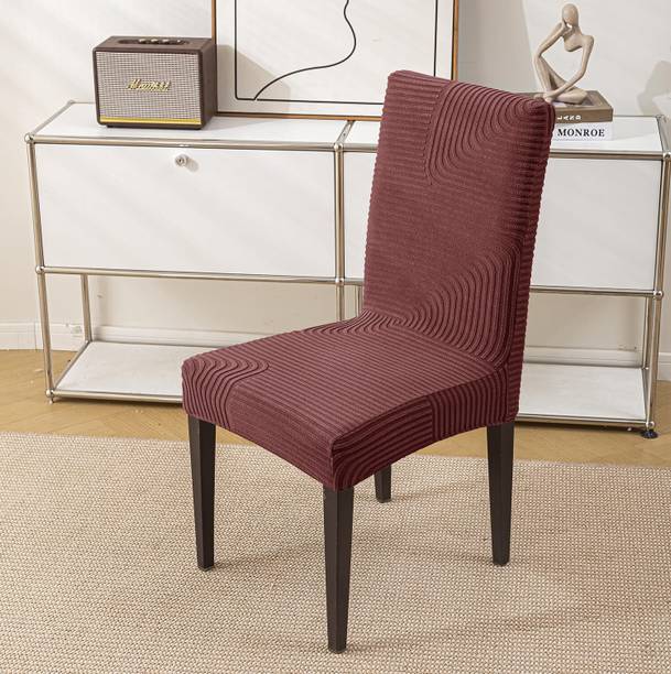 HOUSE OF QUIRK Jacquard Striped 1 Seater Chair Cover