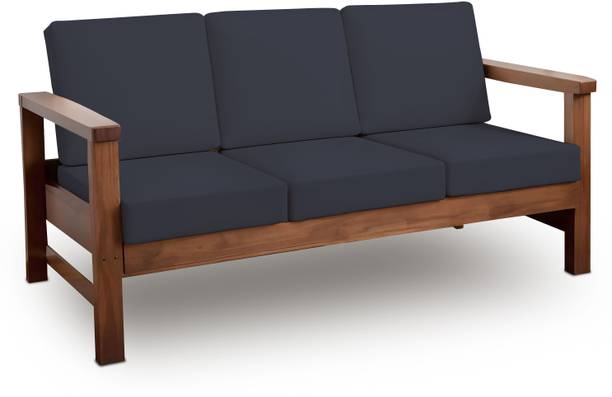 LAZI Polycotton Plain 3 Seater Sofa Cover