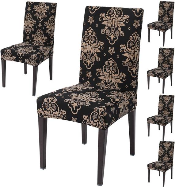 QUIRKYHUB Polycotton Floral 6 Seater Chair Cover