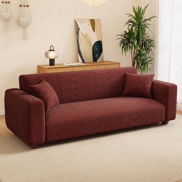 lukzer Jacquard Abstract 1 Seater Sofa Cover