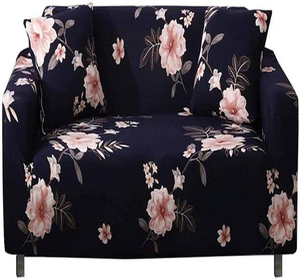 lukzer Polyester Floral 1 Seater Sofa Cover