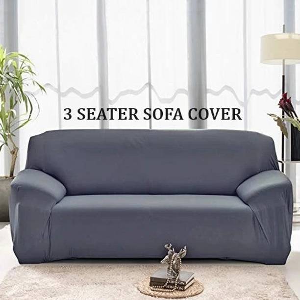 WeClever Polycotton Plain 3 Seater Sofa Cover