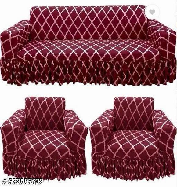 Lavish store Polycotton 3+1+1 Seater Sofa Floral Cover