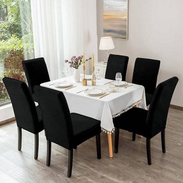 HOTKEI Polycotton Plain 1 Seater Chair Cover