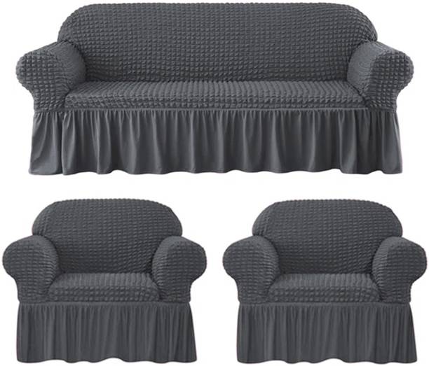 लुकजेर पॉलिएस्टर चेक सोफा कवर