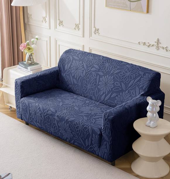 HOUSE OF QUIRK Jacquard 2 Seater Sofa Floral Cover