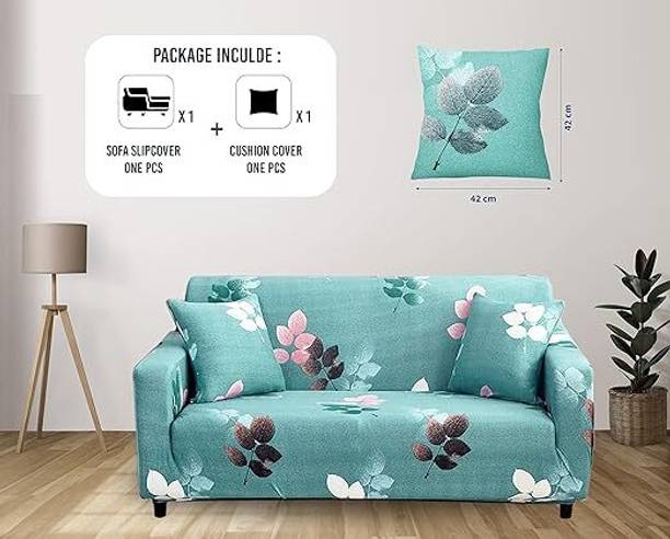 WeClever Polyester Floral 3 Seater Sofa Cover