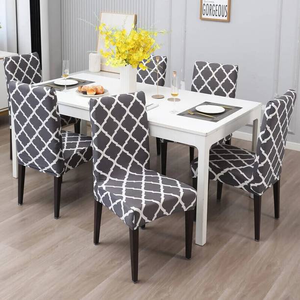 QUIRKYHUB Polycotton Floral 8 Seater Chair Cover