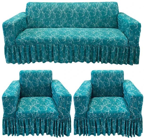 Gifts Island Polyester 3+1+1 Seater Sofa Abstract Cover