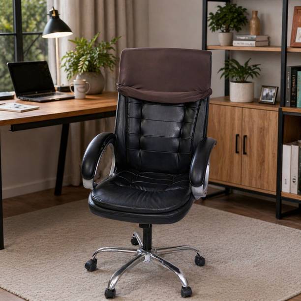 Priyabhakta Synthetic 1 Seater Chair Plain Cover