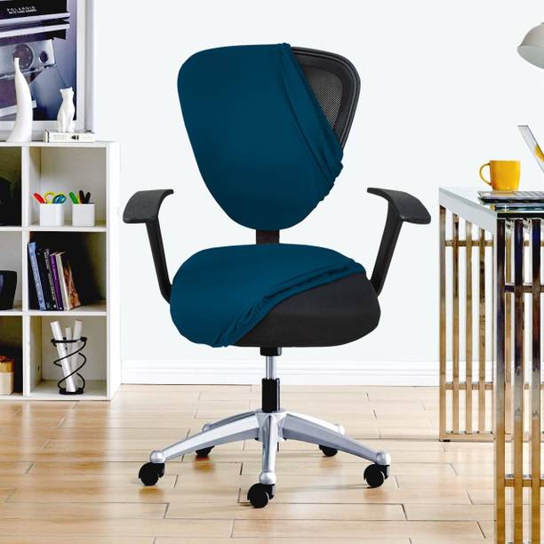 HOTKEI Polycotton Plain 1 Seater Chair Cover