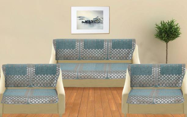 MORADO Chenille 3+2+2 Seater Sofa Embroidered Cover