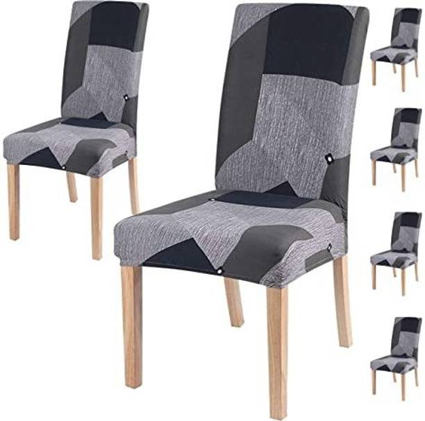 HOUSE OF QUIRK Polyester Abstract 1 Seater Chair Cover