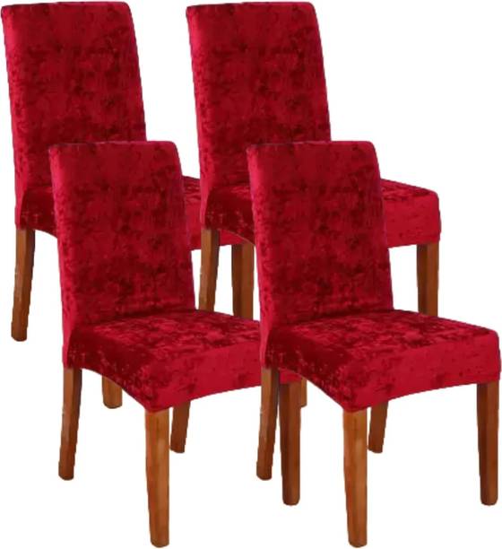 Aranaya Decore Velvet Plain 1 Seater Chair Cover