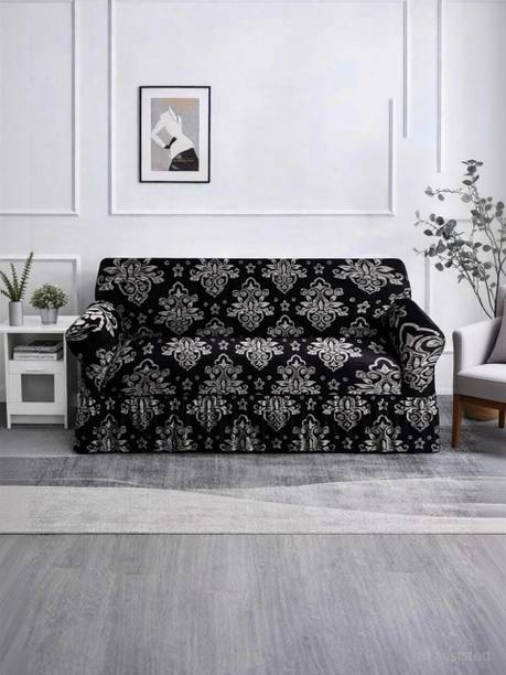 KriShyam Polycotton 3 Seater Sofa Floral Cover