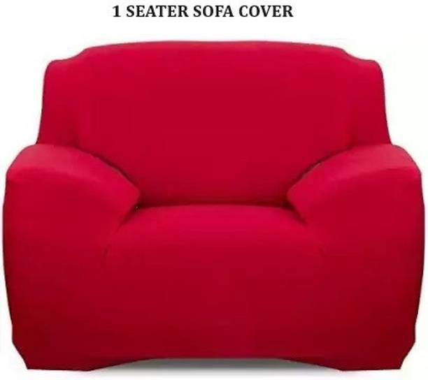 WeClever Polycotton Plain 1 Seater Sofa Cover