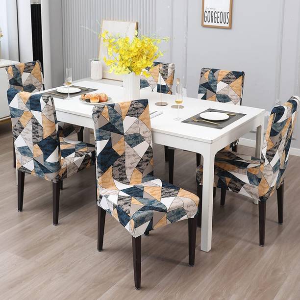 Rabhnoor Polycotton Abstract 1 Seater Chair Cover