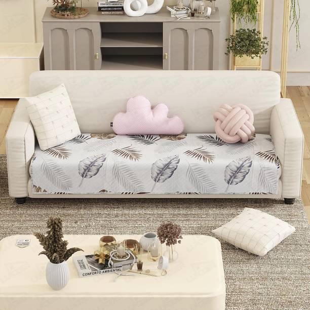 lukzer Polyester Floral 1 Seater Sofa Cover