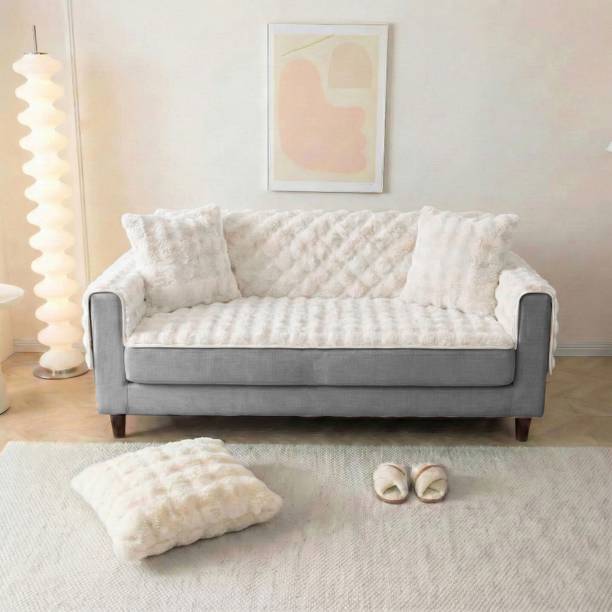 Dream Care Fleece 2 Seater Sofa Plain Cover