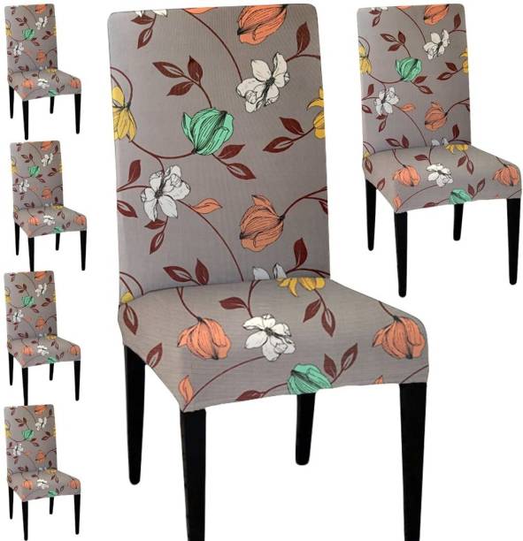 LAZI Polyester Floral Chair Cover