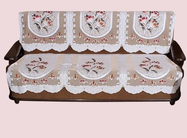 croox Cotton Floral 3 Seater Sofa Cover
