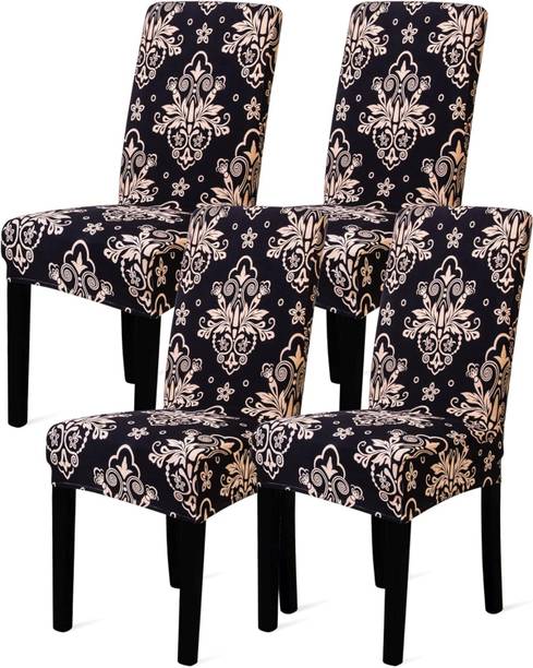 shringoori creations Polycotton Geometric 1 Seater Chair Cover