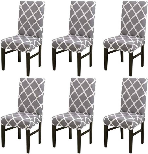 QUIRKYHUB Polycotton Geometric 1 Seater Chair Cover