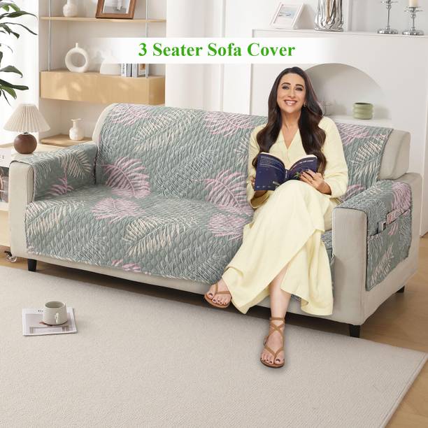 HOKiPO Polycotton Floral 3 Seater Sofa Cover