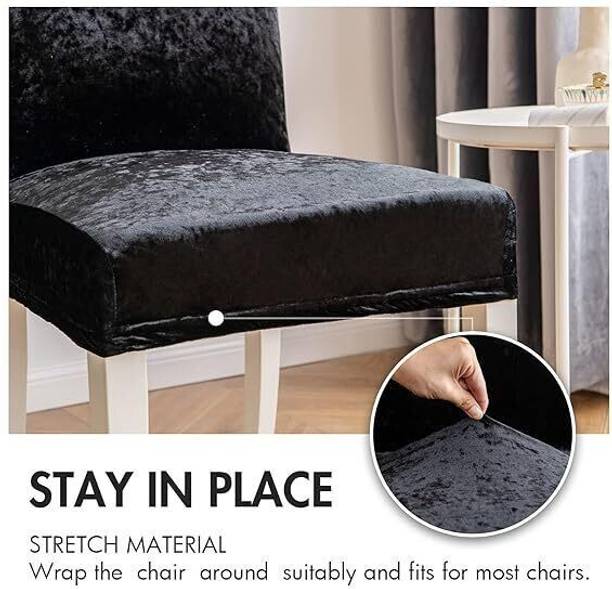 Aranaya Decore Velvet 1 Seater Chair Plain Cover