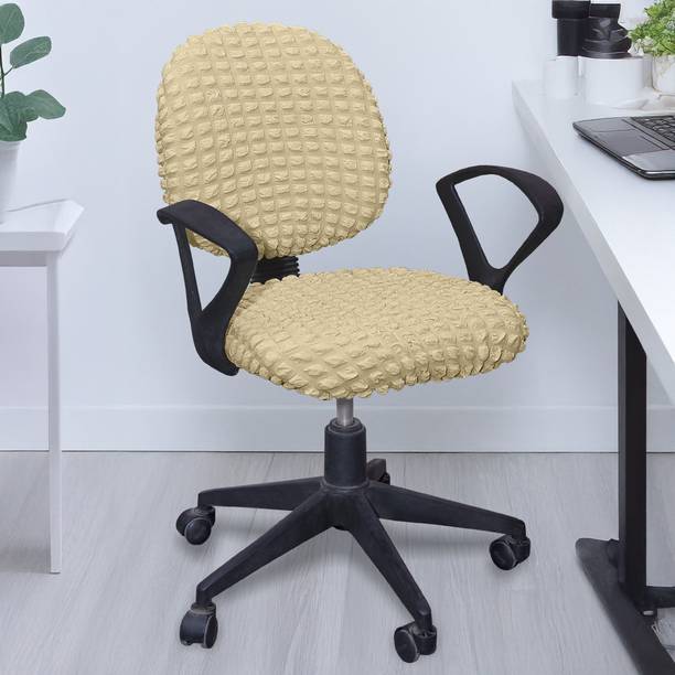 Cortina Polyester Polka 1 Seater Chair Cover