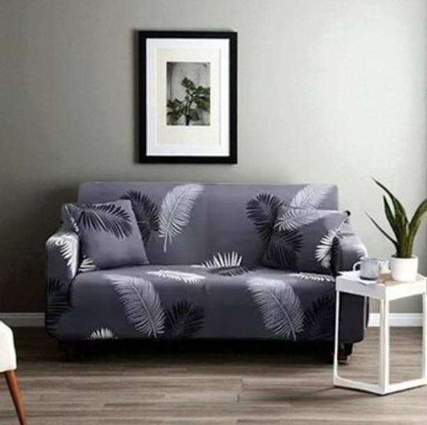 DKHOMLEXS Polyester 3 Seater Sofa Floral Cover