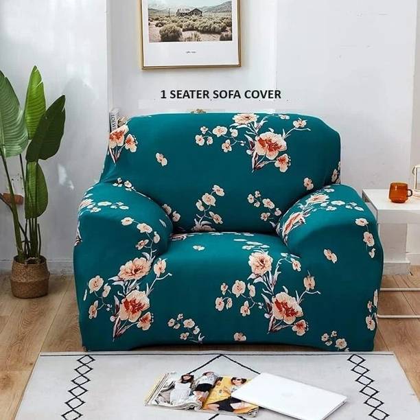 WeClever Polycotton Floral 1 Seater Sofa Cover