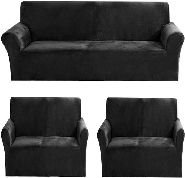 Terta Polyester 3+1+1 Seater Sofa Floral Cover